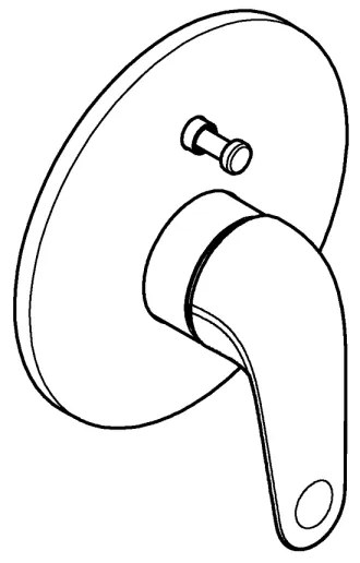 GROHE SWIFT 24336001 - Baterie pentru cadă DN 15, crom lucios