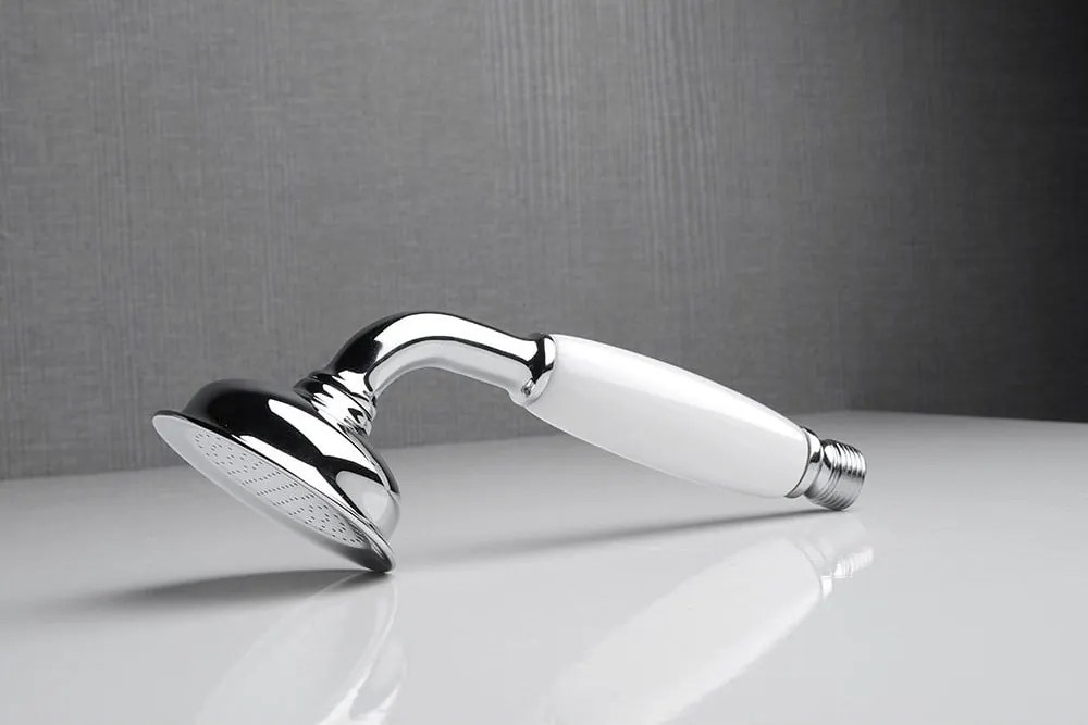 Cap de duș argintiu lucios din alamă ø 7 cm Epoca – Sapho