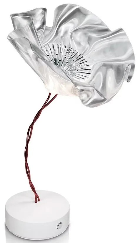 Veioza, Lampa de masa cu baterii ideala restaurant, realizata manual Lafleur prisma