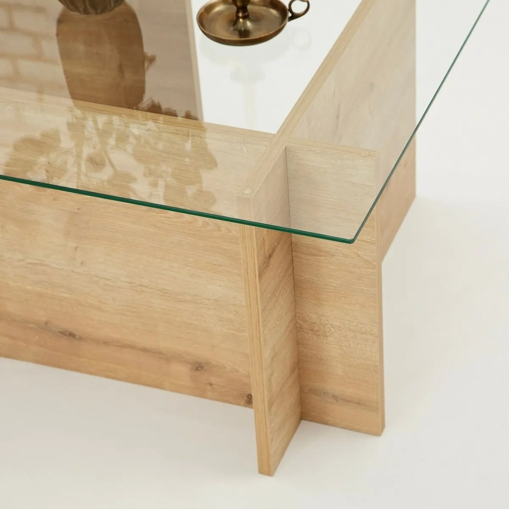Măsuță de conferință Escape Sapphire Oak