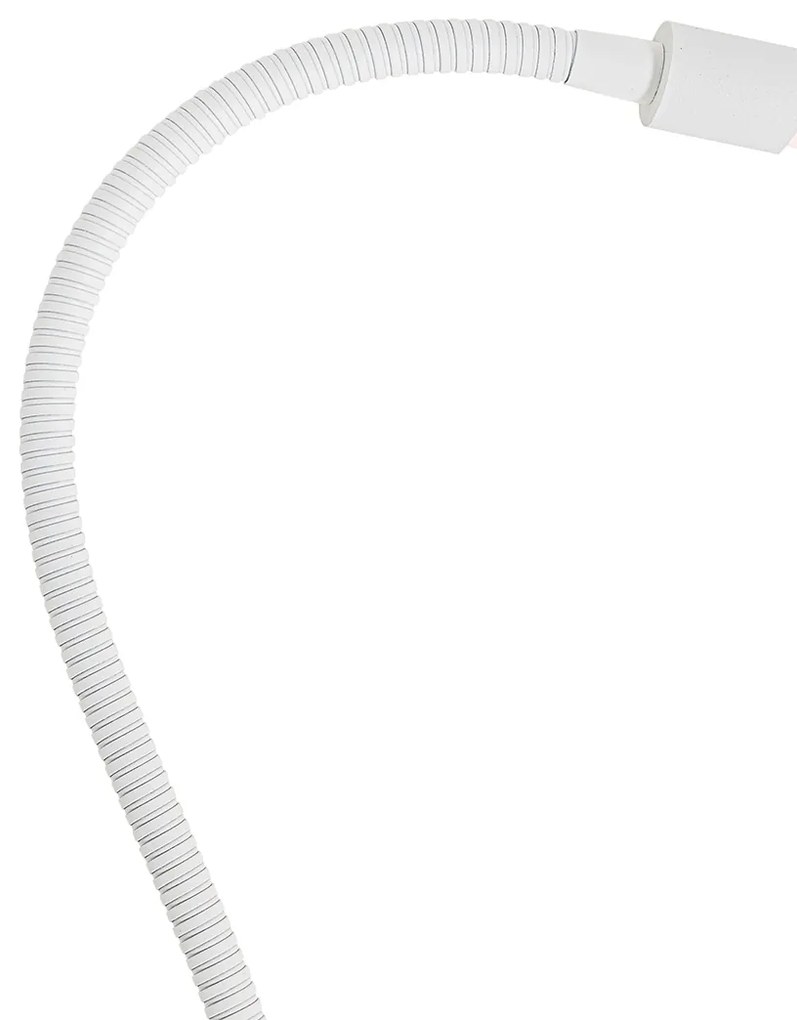 Lampă de birou cu clip alb cu LED și dimmer tactil - Lionard