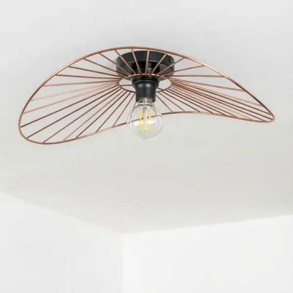 Brilagi - Lustră LED aplicată CERIA WIRE, 1xE27/40W/230V, 40x56 cm, bronz