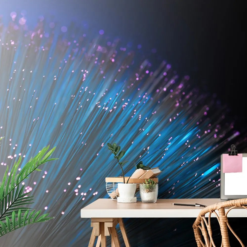 Tapet autoadeziv fibre optice