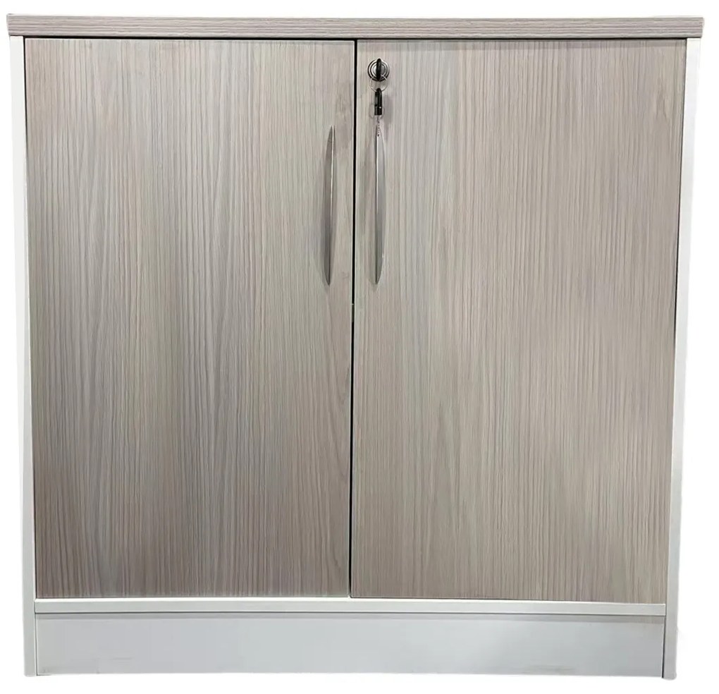 Dulap de birou Armadi, Pako World, Alb-Sonoma, 80x40x80 cm