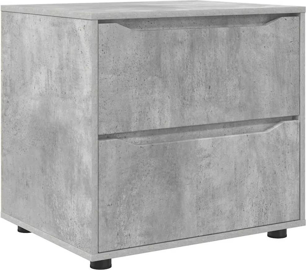 vidaXL Dulap de depozitare Gri din beton 60 x 48 x 57 cm Lemn compozit