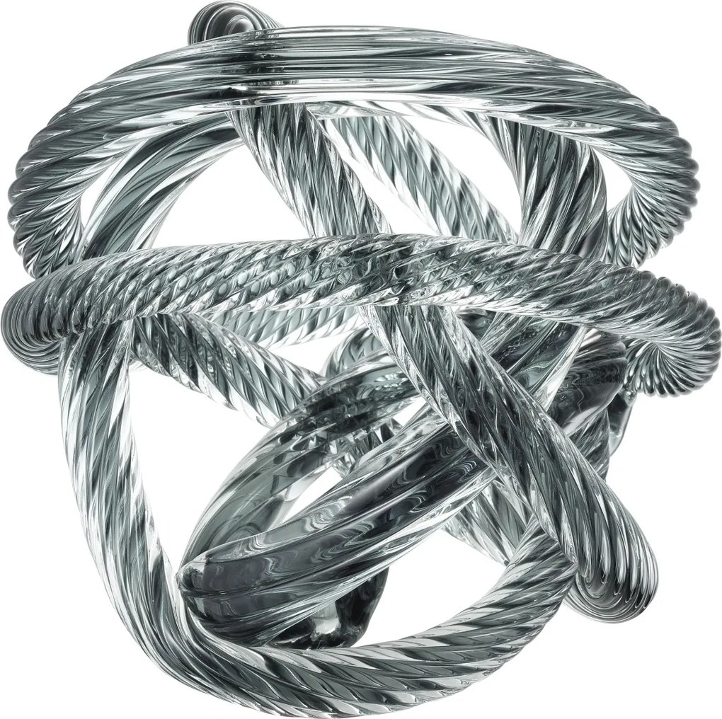 Obiect decorativ LUX Dominico L, diam.20cm gri 113529 HZ