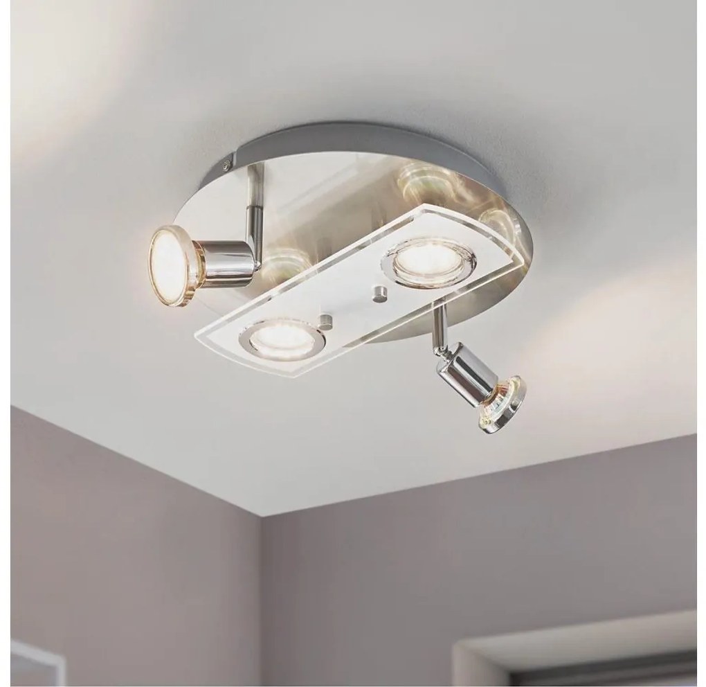 Eglo 32001 - Plafonieră LED PAWEDO 1 4xGU10-LED/3W/230V