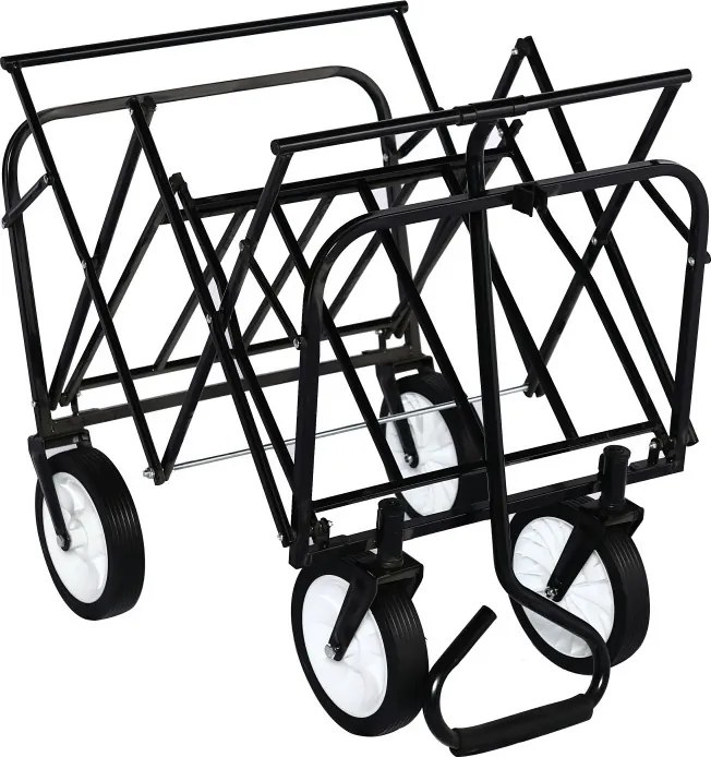 Cărucior de plajă pliabil pentru grădină