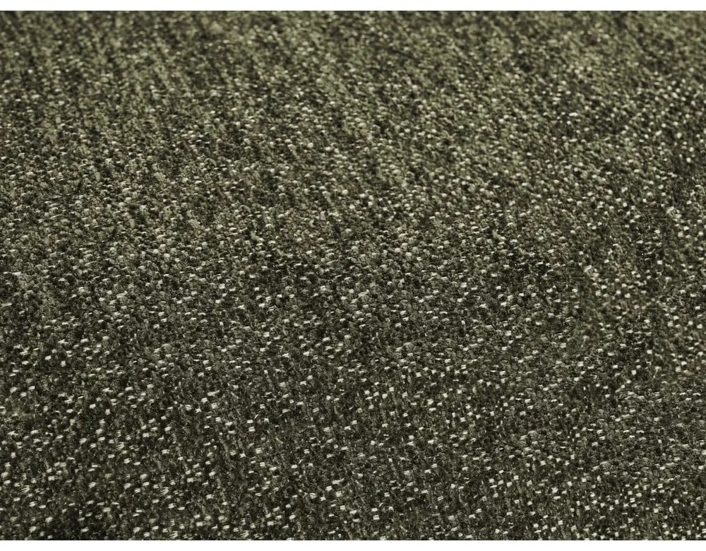 Colțar verde extensibil/cu spațiu de depozitare cu tapițerie din chenille (cu colț pe partea stângă/în formă de "U") Everest – Bobochic Paris