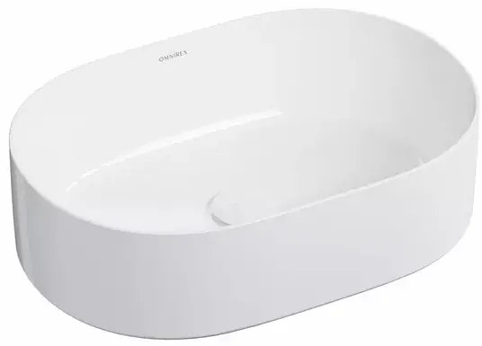 Lavoar pe blat Omnires Mesa alb 46 x 31.5 cm