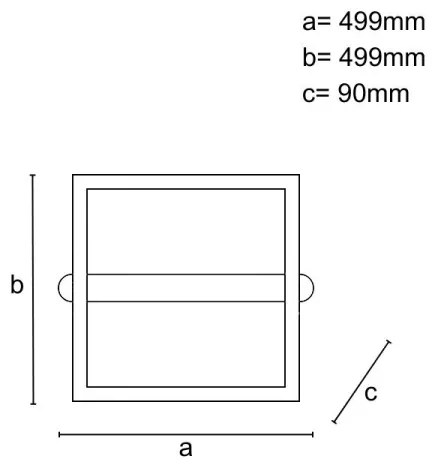 Plafonieră LED dimabilă LED/60W/230V 3000-6500K + telecomandă