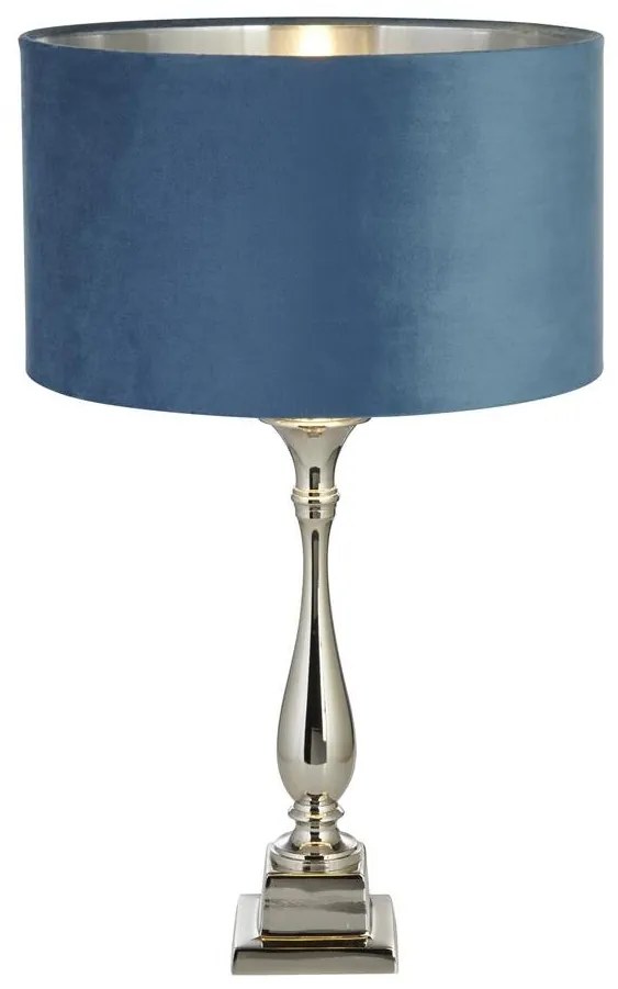 Veioza/Lampa de masa design lux elegant Belle crom/teal