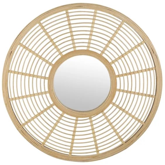 Oglindă de perete Eglo 425029 MITSUKE d. 55 cm bambus