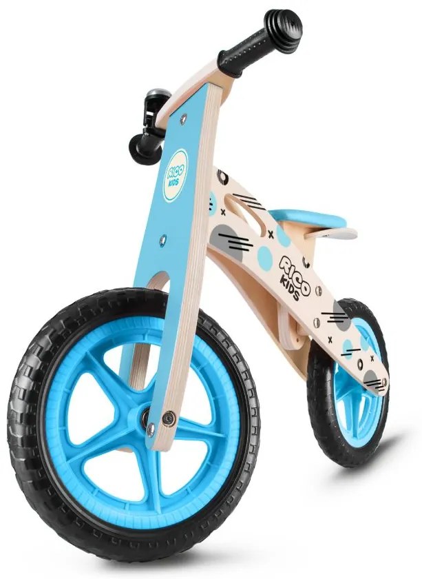 Bicicletă copii fără pedale din lemn Ricokids Harry