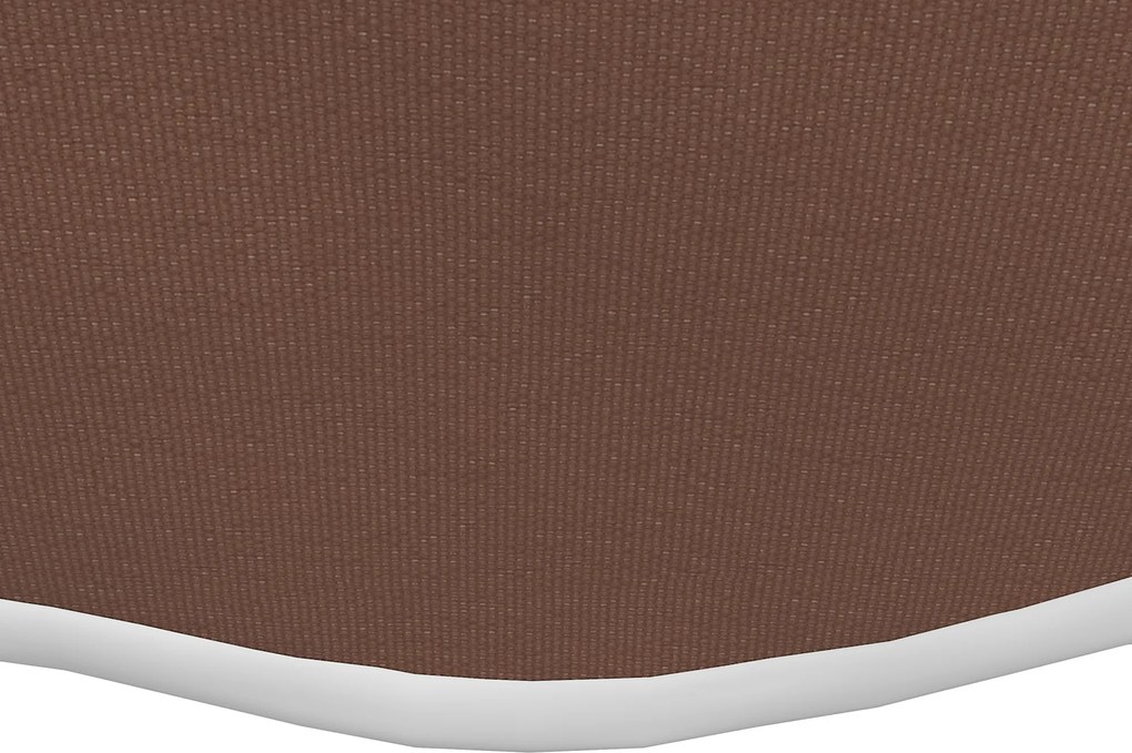 Outsunny Markiză autoportantă, cu înclinare reglabilă, manivelă, cadru metalic, rezistentă la intemperii, 4x3 m, cafea | Aosom Romania