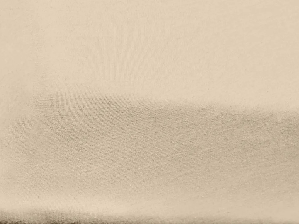 Cearsaf Jersey pentru patut copil bej deschis 70 x 140 cm