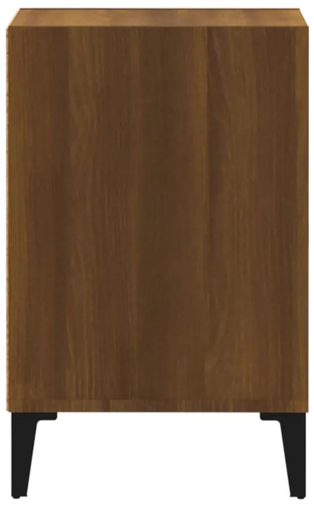 Comoda TV, stejar maro, 100x35x55 cm, lemn prelucrat 1, Stejar brun