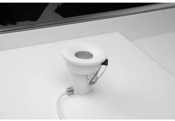 Corp de iluminat încastrat pentru baie ROMOLO 1xGU10/50W/230V IP65 white Azzardo AZ5389