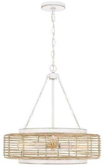 Quoizel QZ-WAYLON-4P-AWH - Lustră cu lanț WAYLON, 4x E27/60W/230V, Ø 50,4 cm