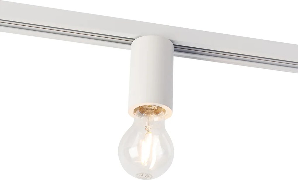 Dulap E27 cu suspensie pe șină pentru șină monofazată alb - Jeana