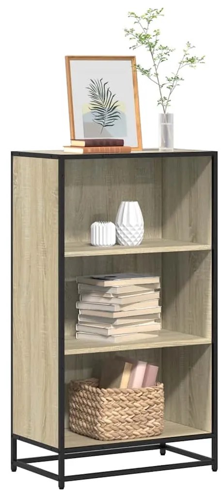 vidaXL Bibliotecă, stejar Sonoma, 60x35x107,5 cm, PAL