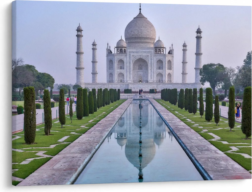 Tablou - Taj Mahal în răsăsrit de soare (70x50 cm)