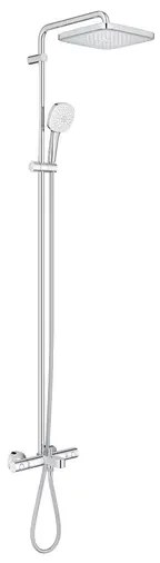 Coloana de dus cu termostat Grohe Tempesta 250 Cube finisaj crom lucios