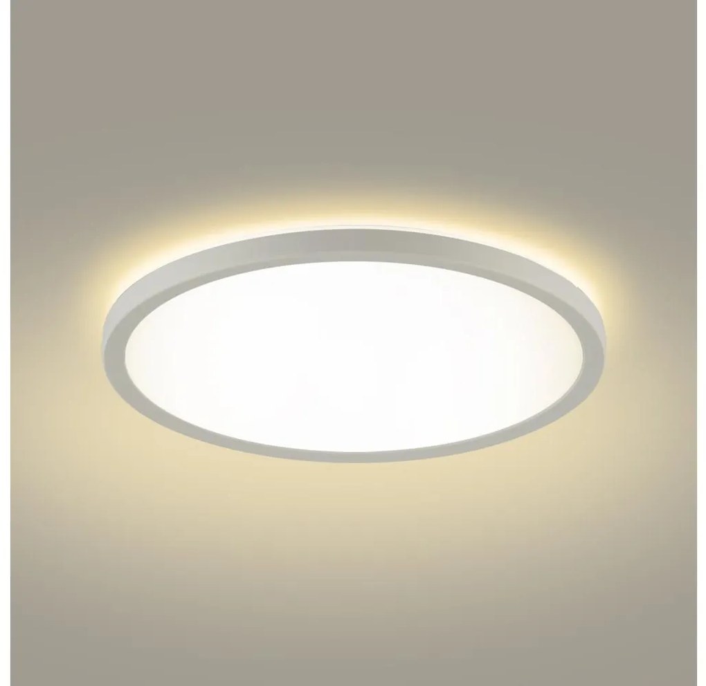 Plafonieră LED dimabilă ULTRA SLIM LED/18W/230V d. 30 cm alb + telecomandă