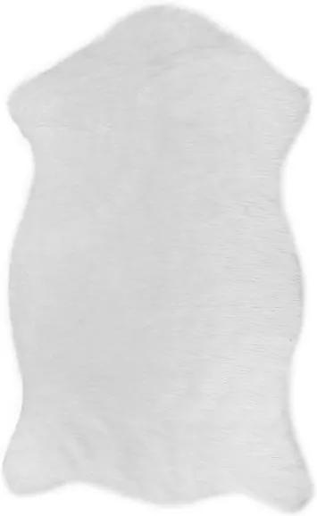 Covor din blană artificială Dione, 100 x 75 cm, alb