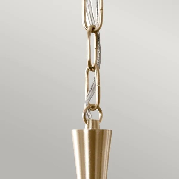 Lustră pe lanț Kichler KL-DELAROSA-P-BK DELAROSA 1xE27/60W/230V negru/alamă