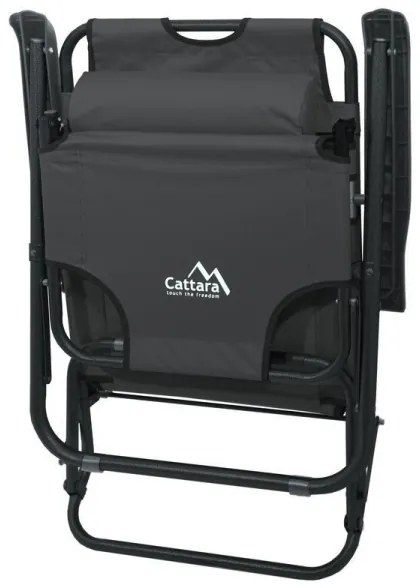 Șezlong pliabil, antracit