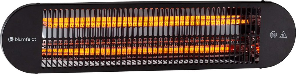 Blumfeldt Gold Bar 2000 Swing, încălzitor cu infraroșu, 2000 W, oscilație 60 °