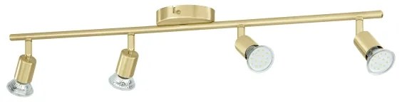 Spot LED Eglo 33187 BUZZ-LED 4xGU10/2,8W/230V 3000K auriu
