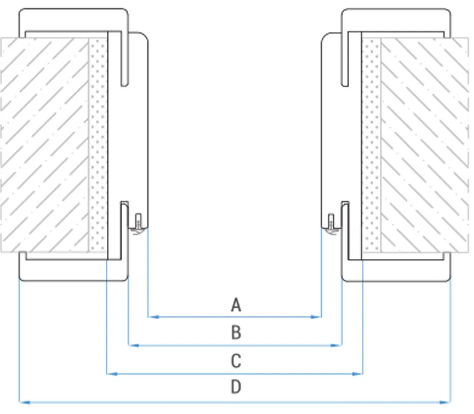 Carcasă decorativă IR grafit frasin 75/ 9.5-11.5 dreapta