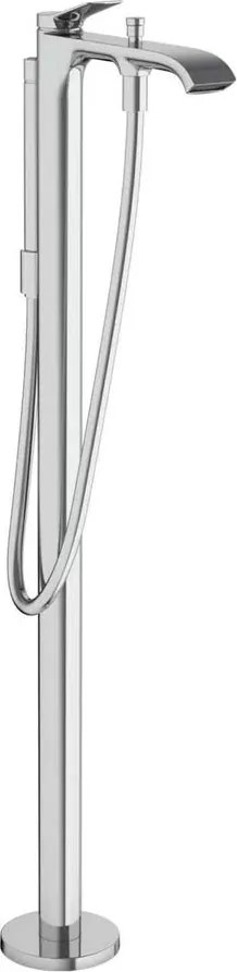 Baterie cada - dus freestanding Hansgrohe Vivenis monocomanda crom lucios