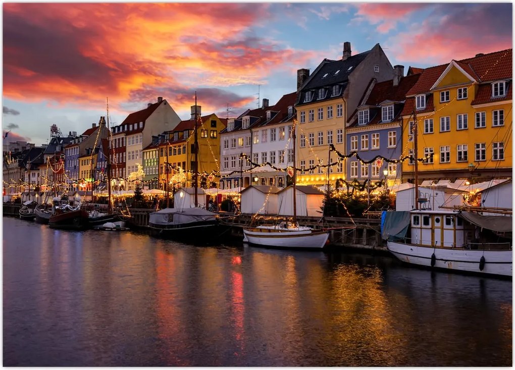 Tablou - Nyhavn, Copenhaga (70x50 cm)