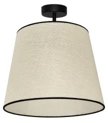 Lustră aplicată Duolla YUTE 1xE27/15W/230V d. 38 cm gri/negru