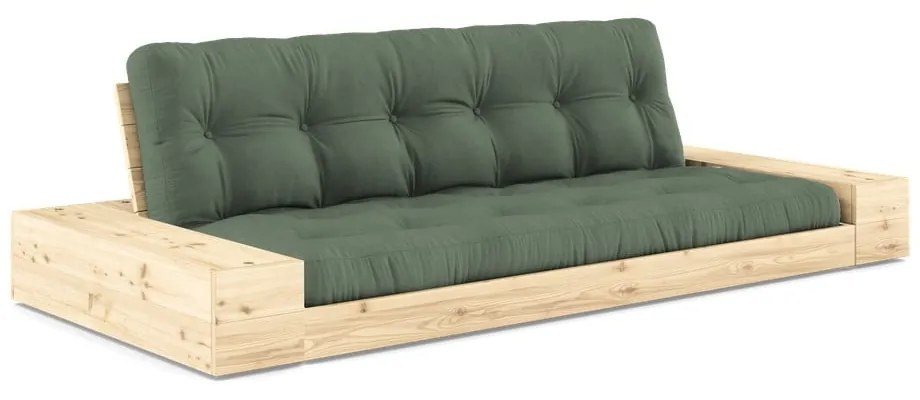 Canapea verde extensibilă 244 cm Base – Karup Design