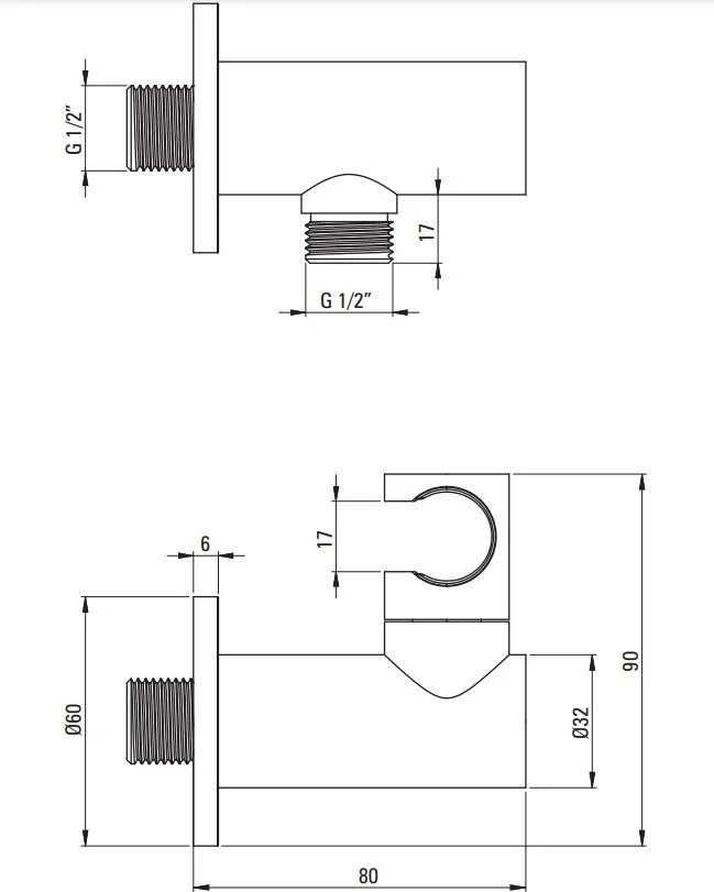 ARNICA Set de duș cu pipa umplere cada NAC_Z9QA
