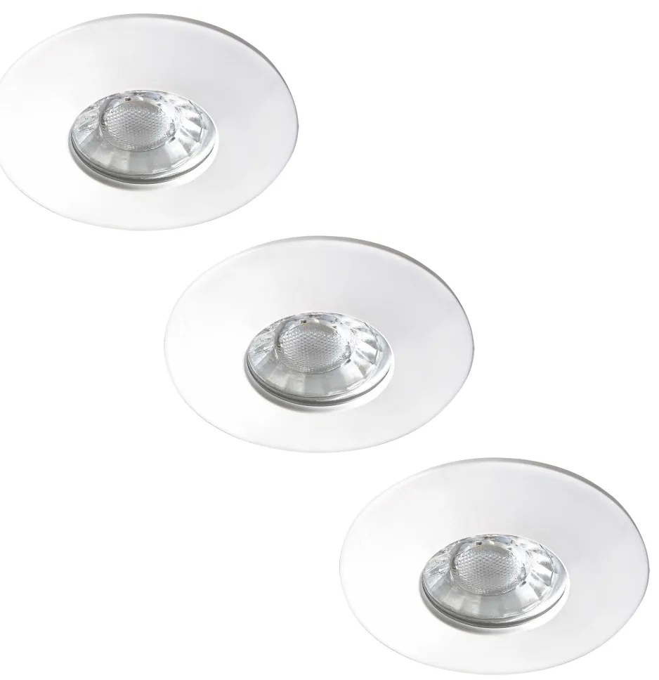 Rabalux 1078 - SET 3xLED Lampă încastrată baie RANDY 3xLED/4W/230V