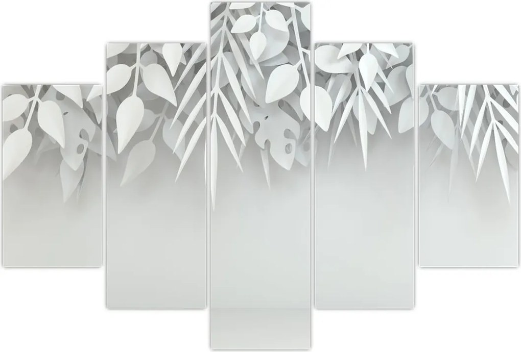 Tablou - Frunze de plasitic (150x105 cm)