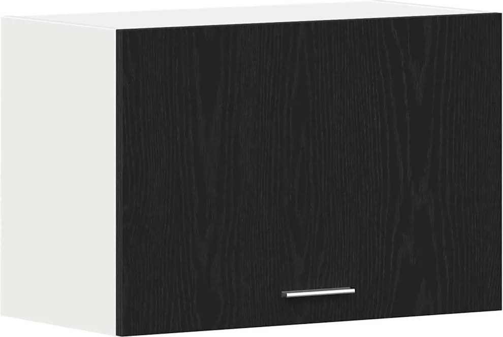 vidaXL Dulap suspendat Lyon Stejar Negru 60 x 31 x 40 cm Lemn compozit