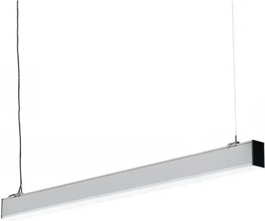 LED Lustră pe cablu SAMSUNG CHIP 1xLED/40W/230V 4000K argintiu