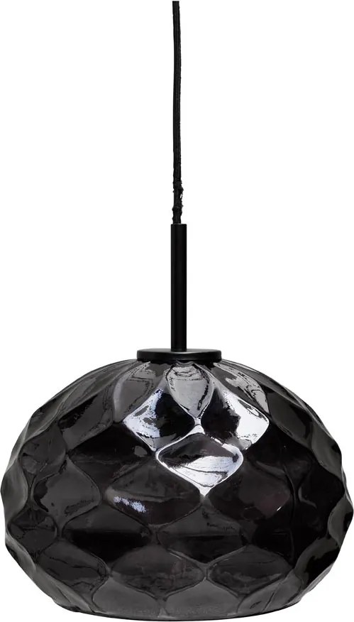 Lustra neagra, din sticla, Facets