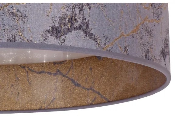 Plafonieră LED VELVET STAR LED/24W/230V d. 40 cm gri/aurie Brilagi