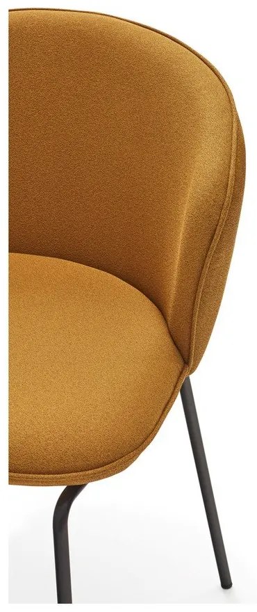Set de scaune de sufragerie galben muștar 2 buc. tapițat Add – Teulat