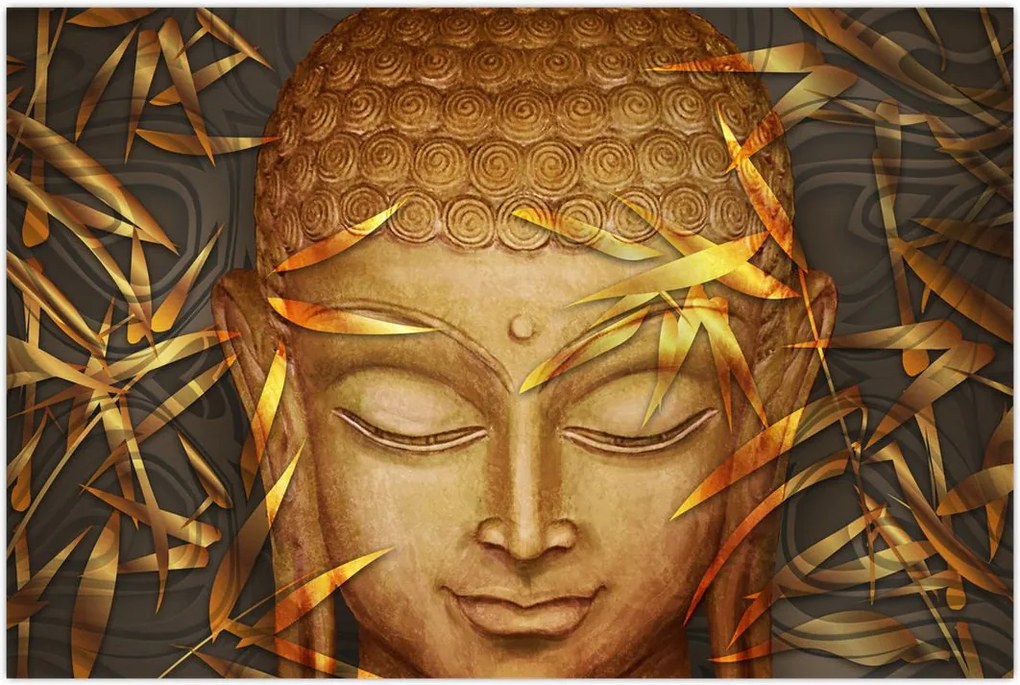 Tablou - Buddha de aur (90x60 cm)