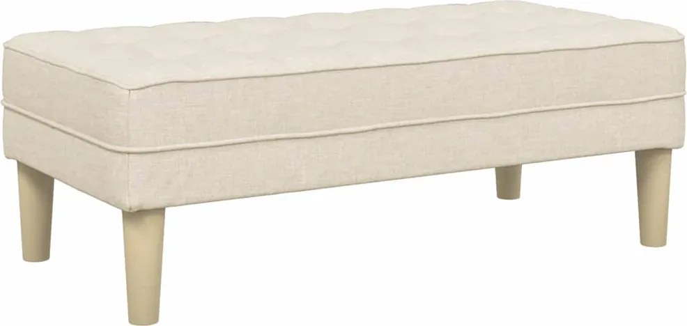 vidaXL bancă cu pernă in 113 x 57 x 39 cm țesătură