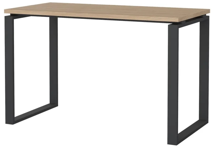 Birou cu blat cu aspect de lemn de stejar 60x120 cm Sign – Tvilum