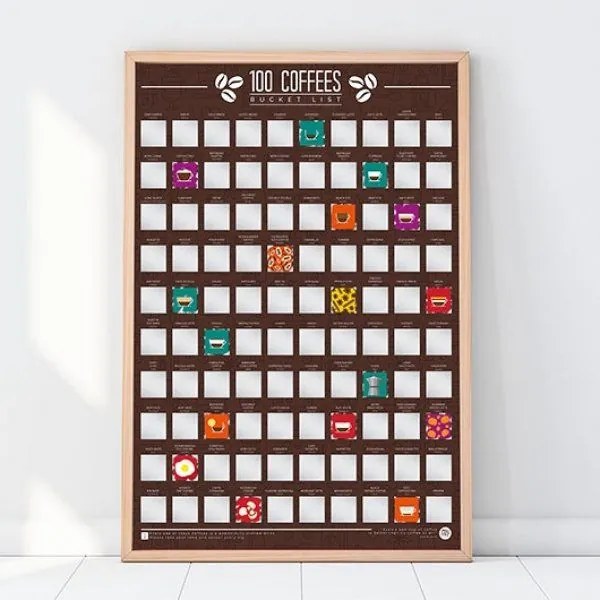 Poster - 100 de cele mai bune cafele